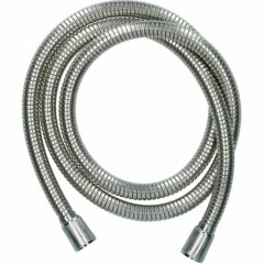 1.5-2m Extendable Stainless Steel Shower Hose Pipe Flexible Standard Fit Crimped
