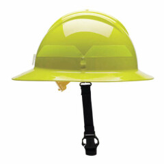BULLARD FHLYP Fire Helmet,Lime-Yellow,Thermoplastic