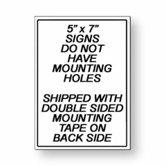 Magnetic Sign Private Property Protected Field Camera Video Surveillance Area