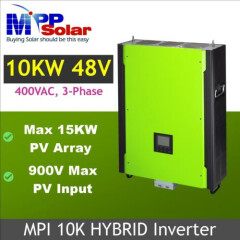Hybrid Solar inverter 10kw 3 phase , max PV input 900vdc , max solar 14.5kw