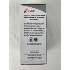 Kidde Nighthawk Carbon Monoxide Alarm With Rechargeable Battery￼￼ Backup NIB