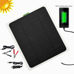 20W 12V Car Boat Yacht Solar Panel Trickle Battery Charger Power Supply Outdoor