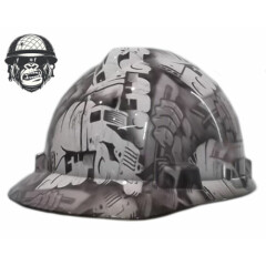 Custom Hydrographic Safety Hard Hat Mining Industrial CONCRETER CAP