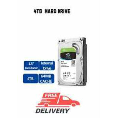 4TB Surveillance Hard Drive 6Gb/s 64MB Cache 3.5-Inch Internal Drive HDD 