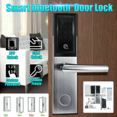Digital WiFi bluetooth Remote Smart Code Door Lock Phone App Key Password Card