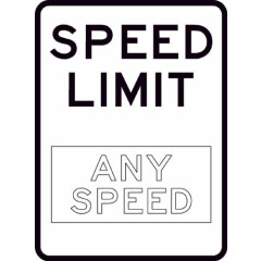 R2 Speed Limit Sign (Custom)