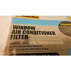 Frost King Open Cell Foam Reusable Washable Air Conditioner Filters ~ (Lot Of 2)
