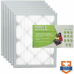 Filters Fast 30x36x1 Pleated Air Filter (6 Pack), AC Furnace Air Filters