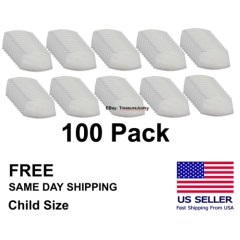 100 Pack Child PM2.5 5 Layer Activated Carbon Face Mask Filter Replacements