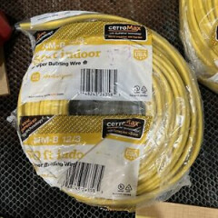 Cerrowire 50 ft. 12/3 Yellow Solid CerroMax SLiPWire CU NM-B W/G Wire
