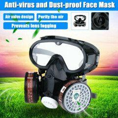 Protection Emergency Gas Mask Respirator Filter Chemical Safety Goggles Military