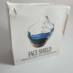 New Splash-proof Face Shield Safety Clear Face Protection Isolation Masks BLUE