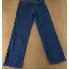 Armorex FR Unifirst Men's Size 38x34 Dark Wash Denim Flame Resistant Work Jeans