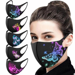 Adult Woman Washable Reusable Facemask cover protector breathable fashion 1 pcs
