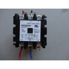 Definite Purpose Contactor DP36024F, 3 pole; 24VAC, 50/60HZ w/some wiring-"USED"
