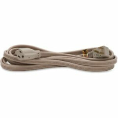 Compucessory Heavy Duty Extension Cord 9' Gray 25146