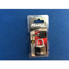 Lock : Master Lock, padlock with key, black
