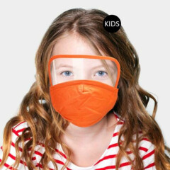 New Children's Kids Extra Protection Mask Face Shield w Filter Absorbs Anti Fog