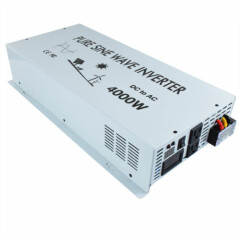 4000W Pure Sine Wave Solar Inverter 36/48V DC to 120V/240V AC Car Power Inverter
