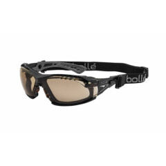 Bolle Rush Plus Safety Glasses Black with Foam Twilight Anti-Fog Lens 40258