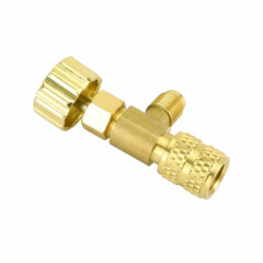 1/4" -1/4" R22 Refrigeration Charging Valve Adapter Male to Famale Adapter Valve