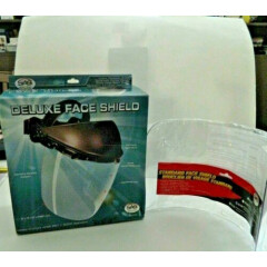 New SAS SAFETY CORP DELUXE FACE SHIELD W/EXTRA SHIELD P/N 5145 meets ANSI Z87.1