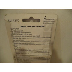 Mini Travelers Alarm Security Dx-121D