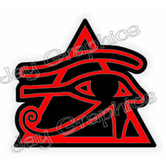Hard Hat Sticker | EYE OF HORUS | Welding Helmet Decal Ra Ancient Symbol Egypt