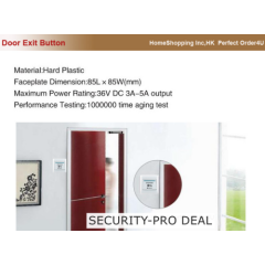 US Door Access Control Kit+ Fail-Safe Strike Lock+3PCS Wireless Remotes Control