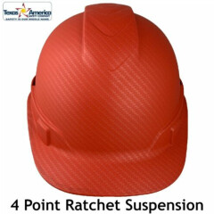 Pyramex Ridgeline Cap Style Hard Hat with 4pt Suspension - Red Graphite
