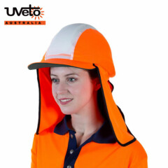 UVeto Australia Gobi Over Hat Hard Hat Sun Protection Cover UPF50+ Micro Mesh
