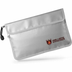 Fireproof Document Bag,Waterproof and Fireproof Money Bag with Zipper,Firepr