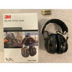 3M PELTOR ProTac Hunter (Slim) Headset, Green, Electronic Hearing Protection