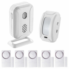 Welcome Chime Wireless Infrared PIR Motion Sensor Door bell Entry & Door Alarm