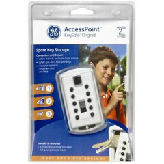 Ge Security 001370 White Slimline Key Safe,No 1370, G E Lighting, 3PK