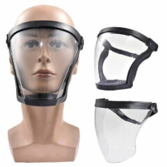 Active Shield Full Face Mask PPE Safety Reusable Transparent head Clear UK P&P