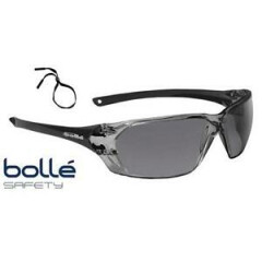Bolle 40058 Prism Safety Eyewear With Cord, Gray Smoke Lens - FREE SHIPPING!