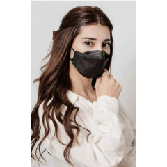 [PACK OF 10] KF94 Black Face Mask Sports 3D Ergonomic Design Made in Korea