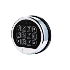 Chrome Keypad Safe Electronic Lock with Solenoid Master Key Safe Replacement Loc