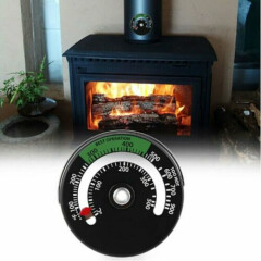 Magnetic Fireplace Stove Thermometer Fire Place Temperature Tester