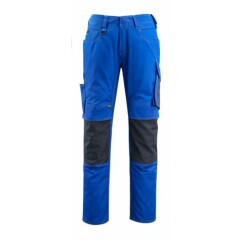 NWT Mascot 12679-442-11010 "Mannheim" Safety Trousers Blue/Black, US W32.5"XL35"
