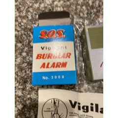 Vintage, Vigilant Burglar Alarm, Radar Brand No 2000, New Old Store Stock
