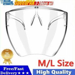 Face Shield Protective Face Cover Transparent Glasses Visor Anti-Fog Guard Safe