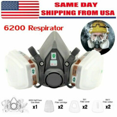 Special offer 7 in 1 Gas Mask Spray Paint 6200 Respirator Safety USA