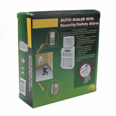 Auto-Dialer with Security/Safety Alarm Up to 5 numbers Alarm/Chime/Siren 105dB