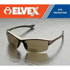 Elvex RX350BR Sonoma Brown Anti-Fog Bifocal, Choose Strength: 1, 1.5 ,2, 2.5, 3