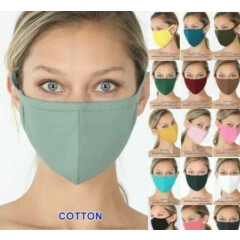 Face Mask Cover Washable Reusable Soft Breathable Cotton *USA* Buy 2 Get 1 Free