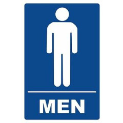 MENS BATHROOM - SIGN - #PS-450
