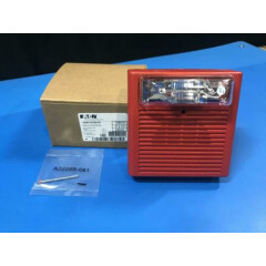 Wheelock ASWP-2475W-FR Red Fire Alarm Horn / Strobe 129012