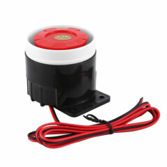 (5items/lot) Mini Red Wired Horn Siren Sound Alarm System for Home Security